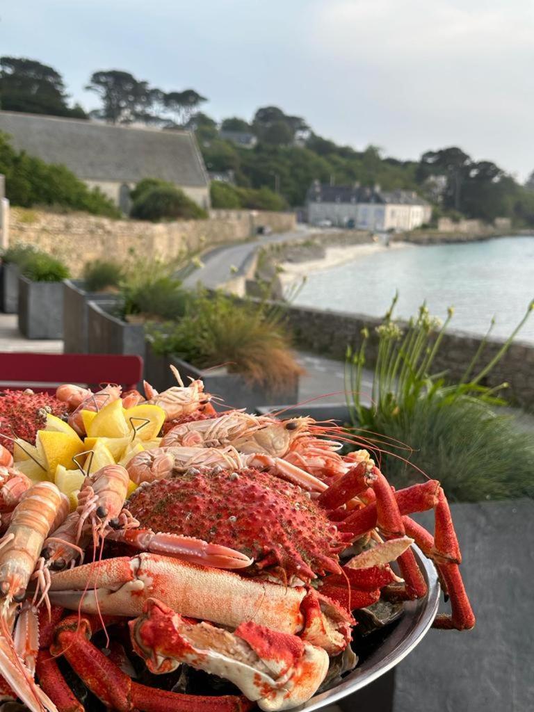 Hotel La Baie Des Anges Spa Marin Landéda 外观 照片