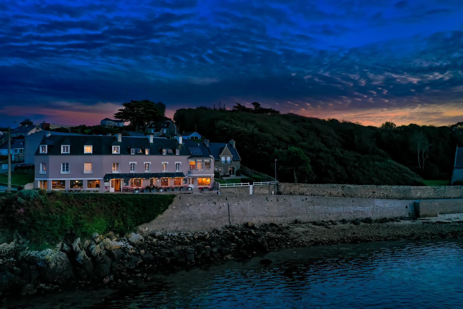 Hotel La Baie Des Anges Spa Marin Landéda 外观 照片